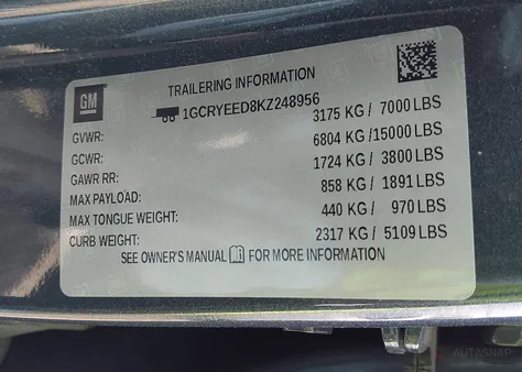 1GCRYEED8KZ248956